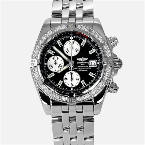 breitling 1884 b13356|breitling a13356 diamond bezel.